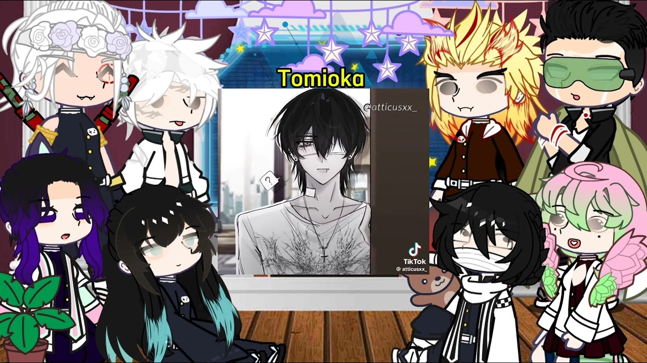 •||Hashiras react to Tomioka Giyuu as random gacha tiktok||• / [AU||OOC]