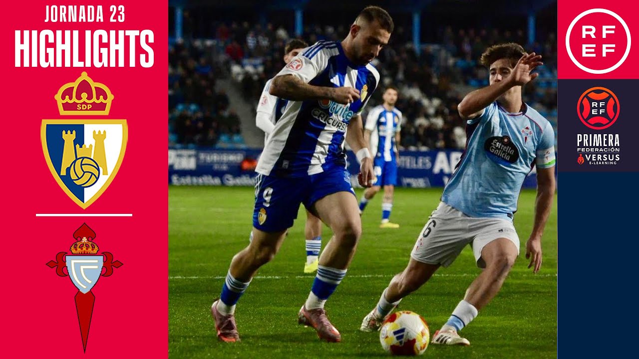 Resumen #PrimeraFederación | SD Ponferradina 0-0 RC Celta Fortuna | Jornada 23 | Temporada 2025/2026