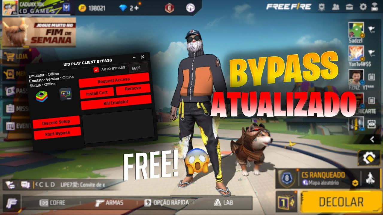 NOVA ATUALIZAÇÃO BYPASS UID OB51 FREE FIRE 100% GRATIS 2025