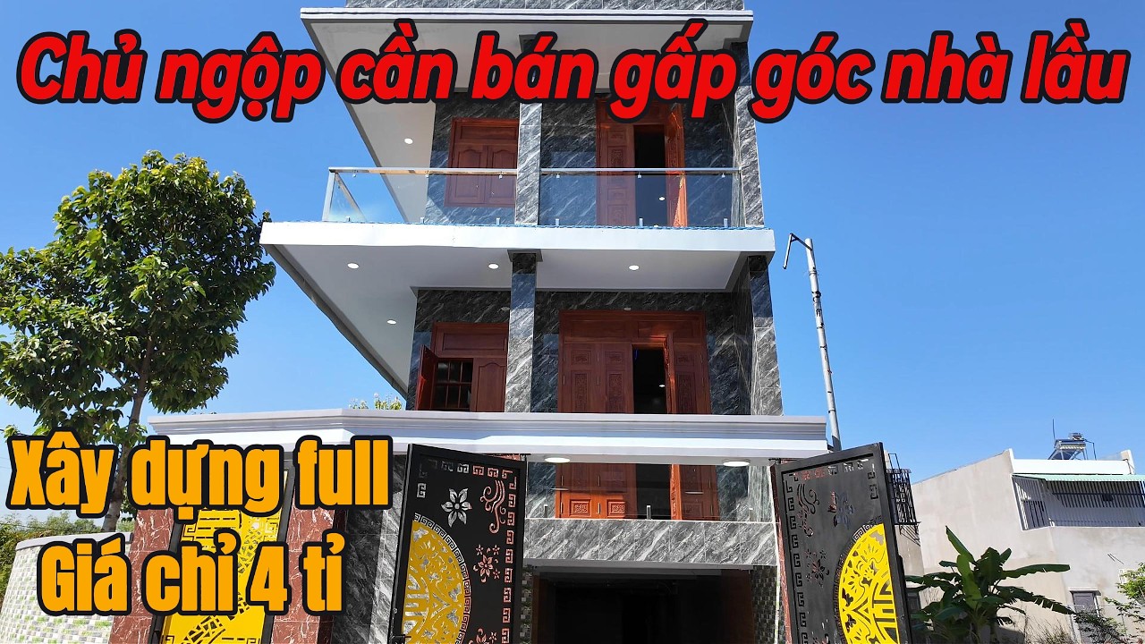 Góc 2 Mặt Tiền Đối Diện ĐH Việt Đức – Nhà 1 Trệt 2 Lầu  – Lô góc dòng tiền Bình Dương