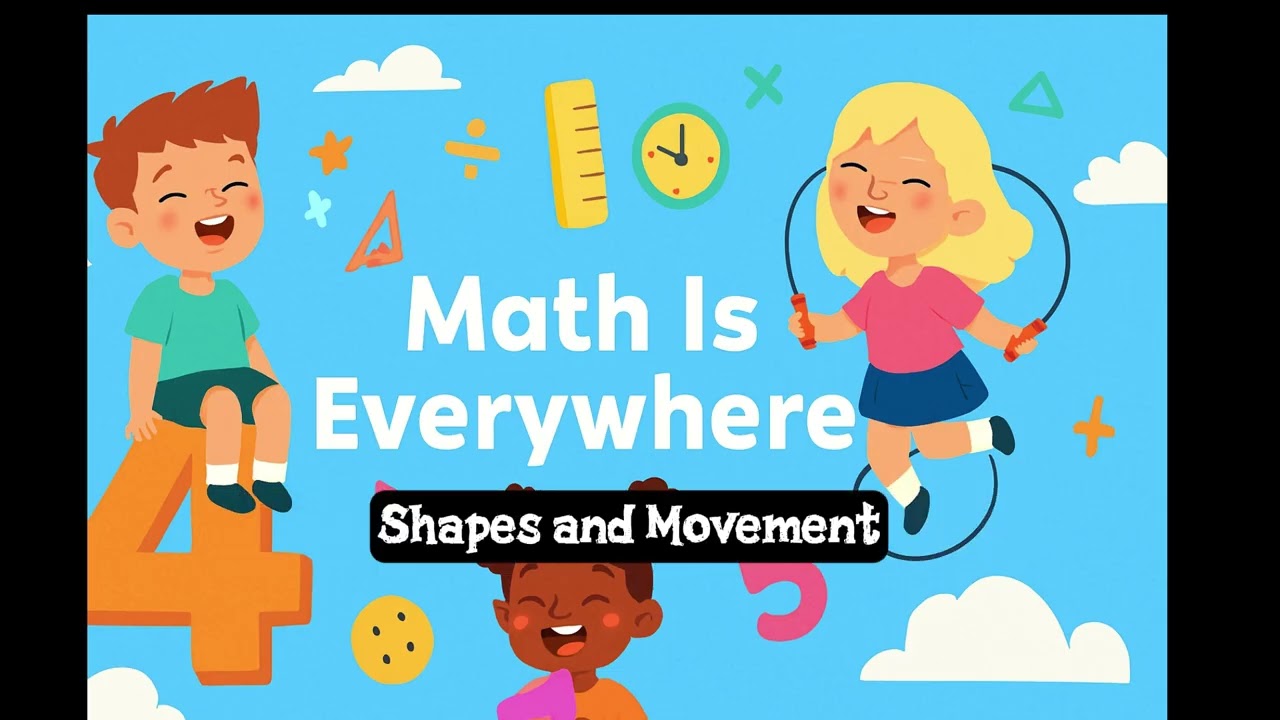 Math Is Everywhere 🎶 | Fun Learning Song for Kids | Nursery Rhyme Style