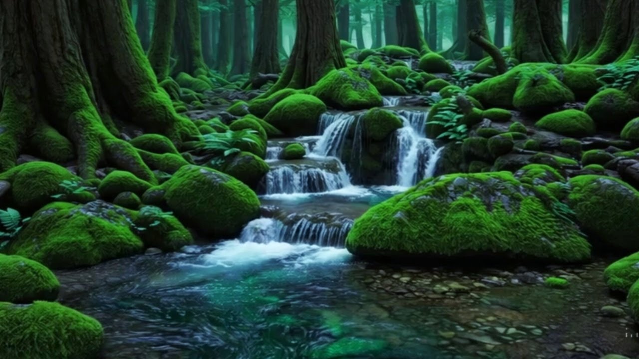 Beautiful Piano with River Sound – Natural Sleep Music for Insomnia Relief