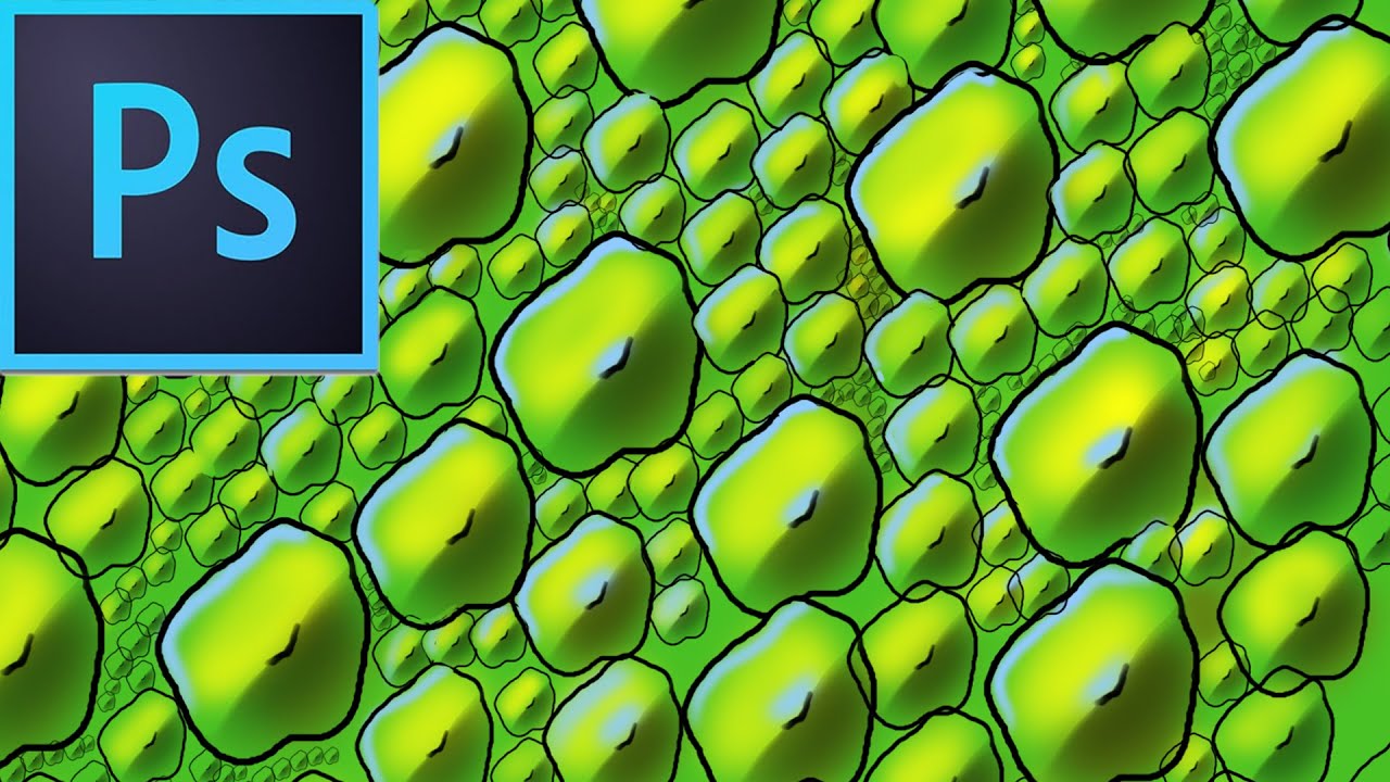 Dragon scale custom brush for Photoshop How to make