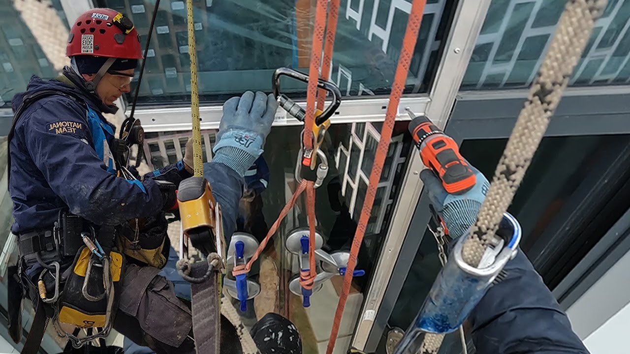 ✅ПРОМАЛЬП - ЗАМЕНА СТЕКЛОПАКЕТА ^Промышленный Альпинизм^