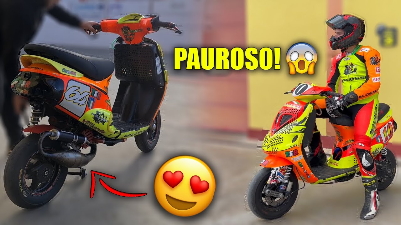 In SICILIA a 149KM/H sullo ZIP 70cc😱😍