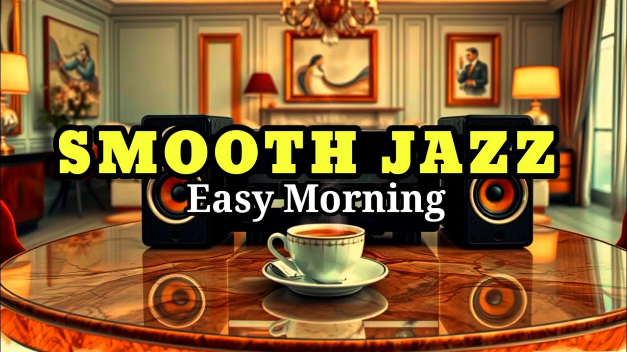 Smooth Jazz Easy Morning ☀️ Gentle Cafe Jazz Instrumental.