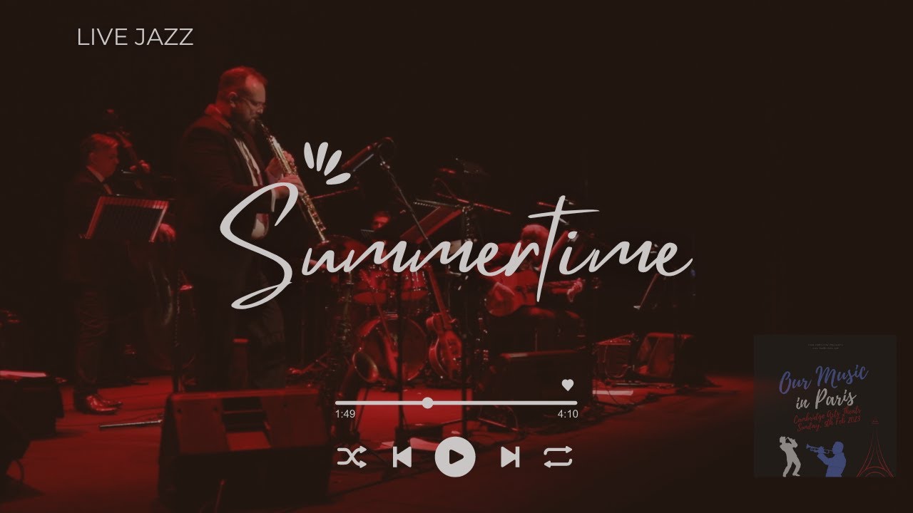 SUMMERTIME JAZZ SAXOPHONE LIVE - SIDNEY BECHET STYLE