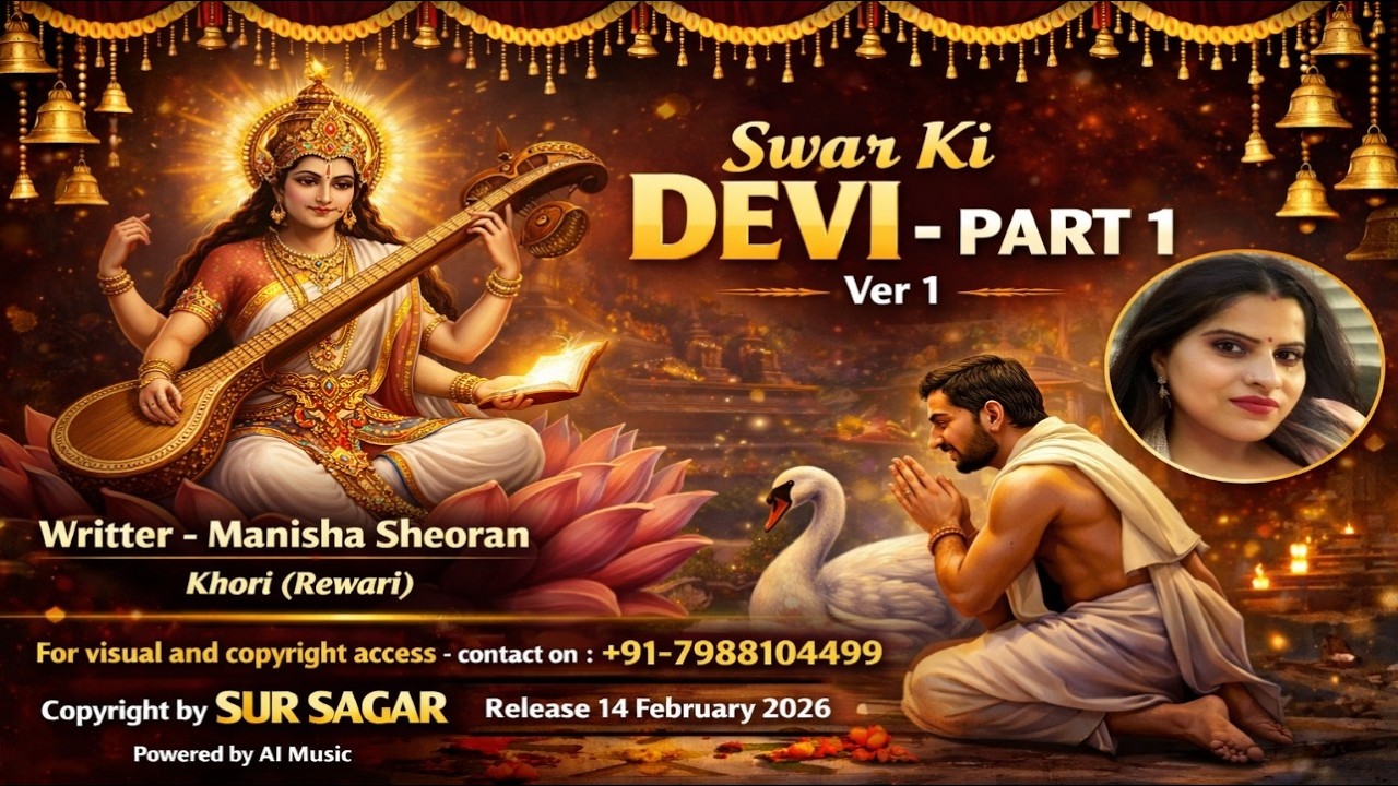 स्वर की देवी | Sarashwati Maa Bhajan | Part 1 | Lyrics By Manisha Sheoran