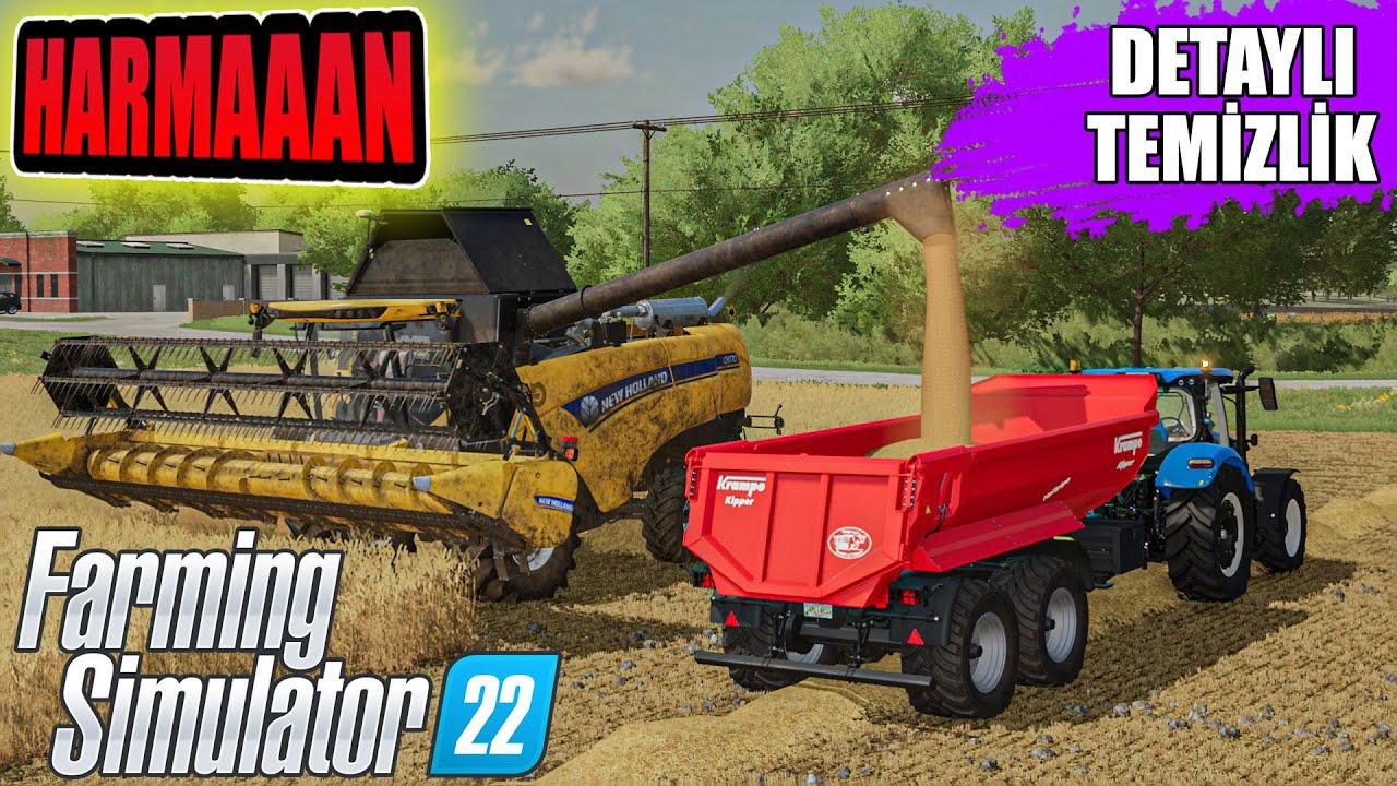 AY ÇİÇEĞİ HASADI // TEMİZLİK İŞLERİ | FARMING SIMULATOR 22