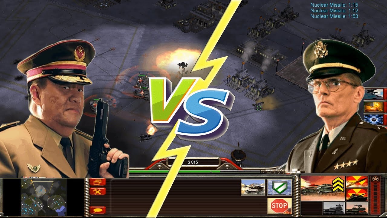 Generals Zero Hour - Challenge - General Kwai vs General Townes - Hard Difficulty