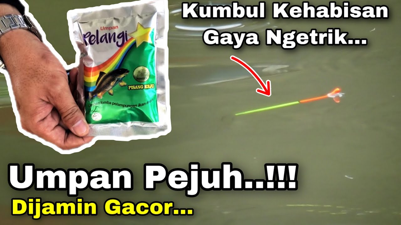 Umpan PE7UH Crot Atas Bawah Tetap Strike Ikan Babon dan Rame Makanin | Umpan Gacor Ikan Mas