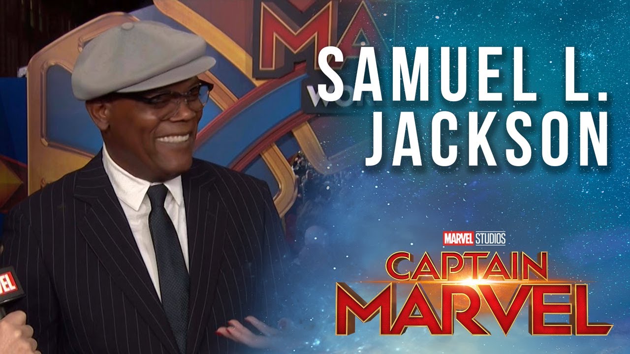 Samuel L. Jackson&nbsp;opens up about Young Nick Fury in the MCU! | Captain Marvel Red Carpet Interview