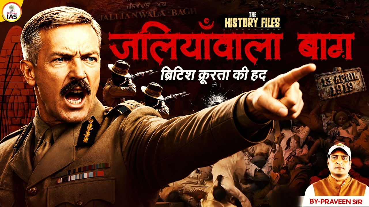 JALLIANWALA BAGH MASSACRE | General Dyer's Brutal Act | THE HISTORY FILES | EDUTERIA IAS