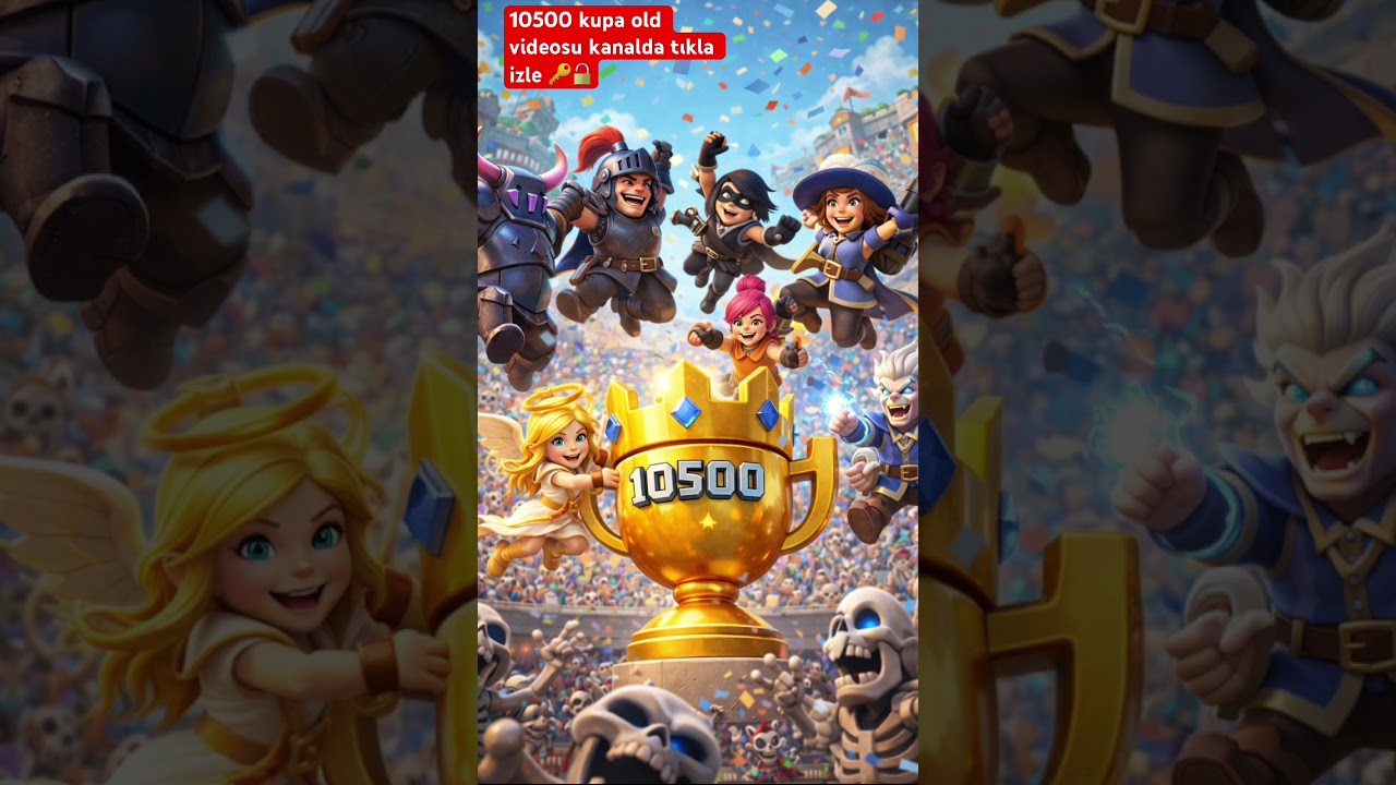Sonunda 10500 kupa olduk artk lig maçları da gelicek 🔑🔓😁