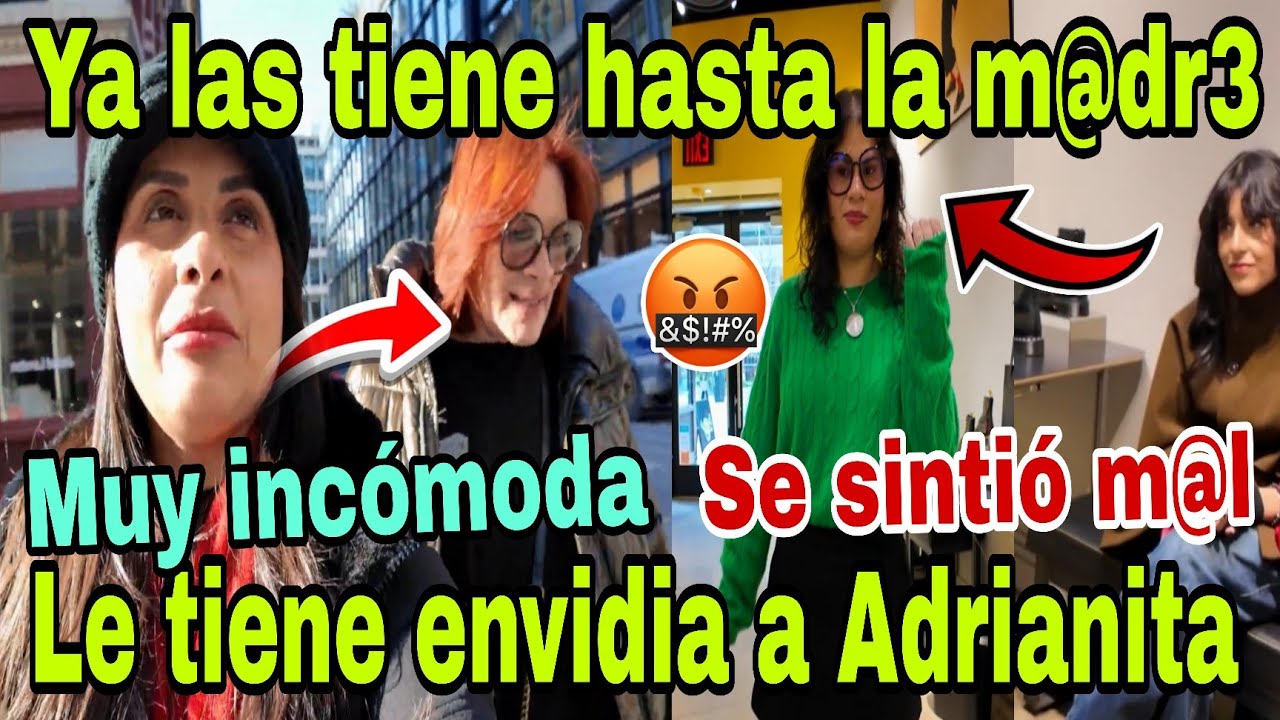 🚨Ya las tiene hasta la m@dre💥😮La incomodó🫢Le tiene envidia Adrianita😳Se sintió m@l😱