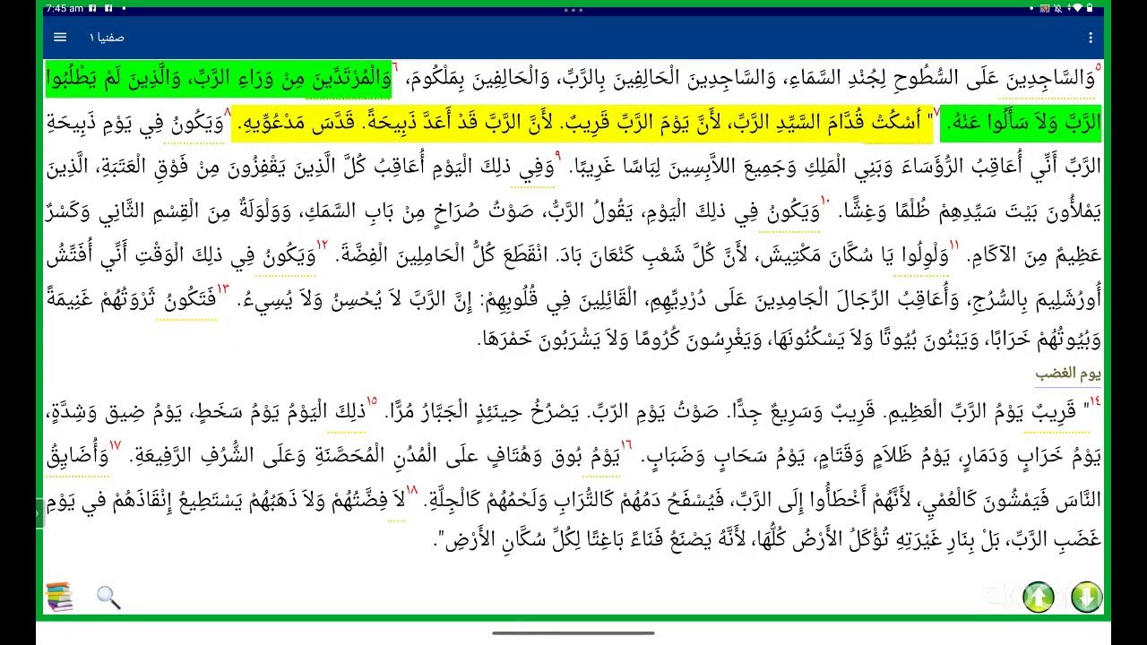 سفر صفنيا الاصحاح الاول ( دراسة كتابيه) نخبه من خدام الانجيل2