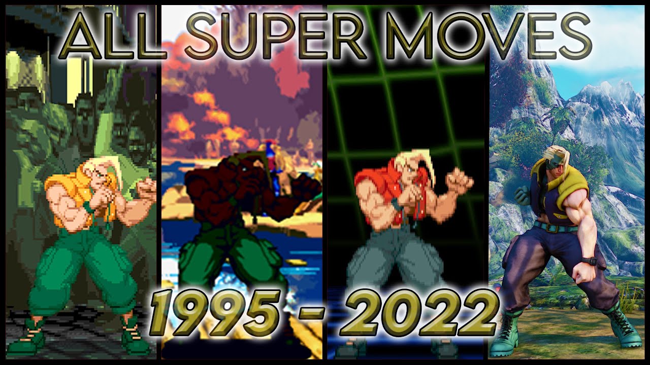 All Super Moves of Charlie Nash 1994 - 2022 Evolution
