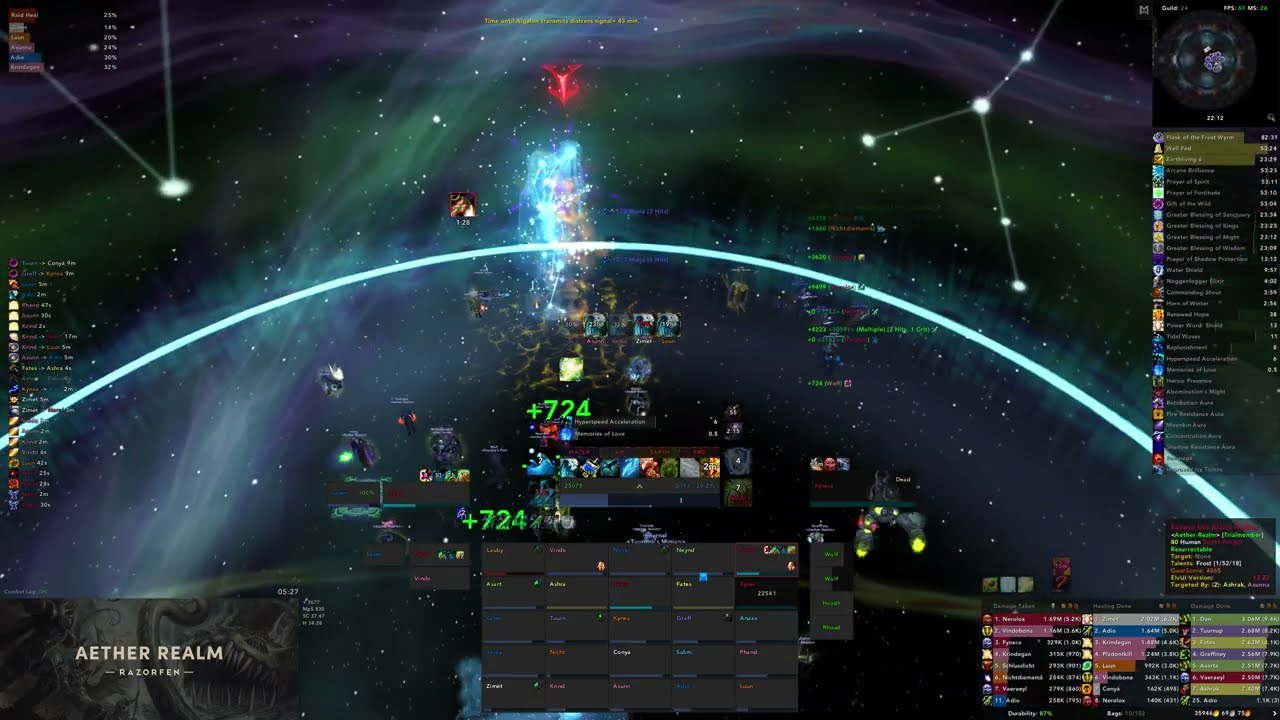 Ulduar 25 - Algalon the Observer - Resto Shaman POV | WotLK Classic