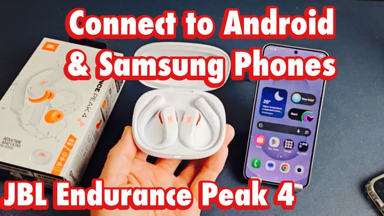 JBL Endurance Peak 4: How to Connect to Android Phones & Samsung Phones