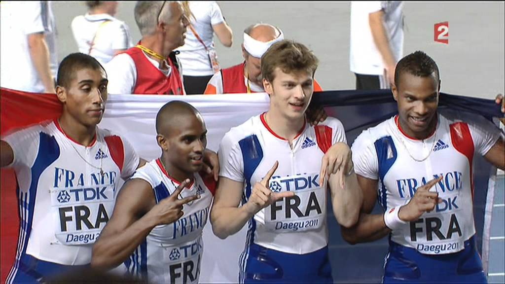 World Record 4x100m Men relay Jamaica - Record du monde relais 4x100m Homme Jamaique - Daegu