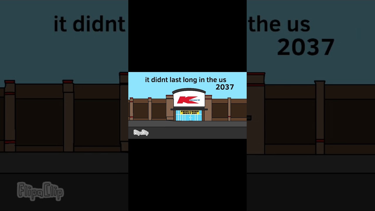 History evolution of a kmart in animation. #stores #store closing #storehistory #kmart #kmartdemo