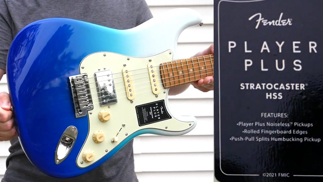 Цвет = Уникальный | Тон = ??? | 2021 Fender Player Plus HSS Stratocaster HSS Belair Blue
