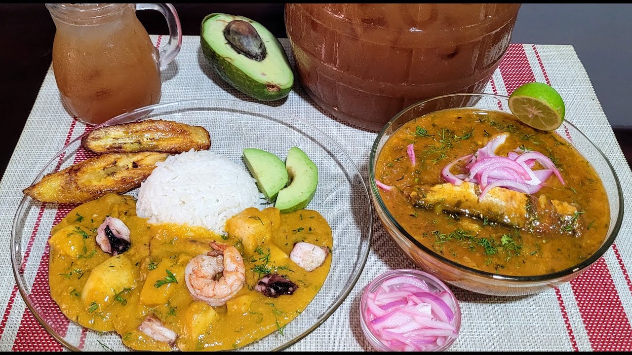 ALMUERZO ECUATORIANO🇪🇨 COMPLETO‼️ Sopa de sardina, Arroz con sango de choclo y mariscos, Refresco