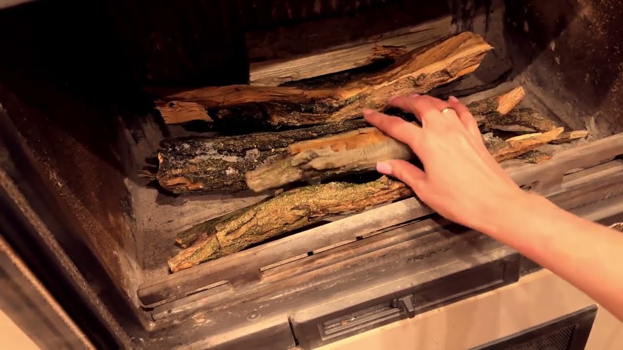 ASMR Fireplace Cleaning 🪵 Deep Scrubbing, Cracking Fire & Relaxing Sleep Sounds