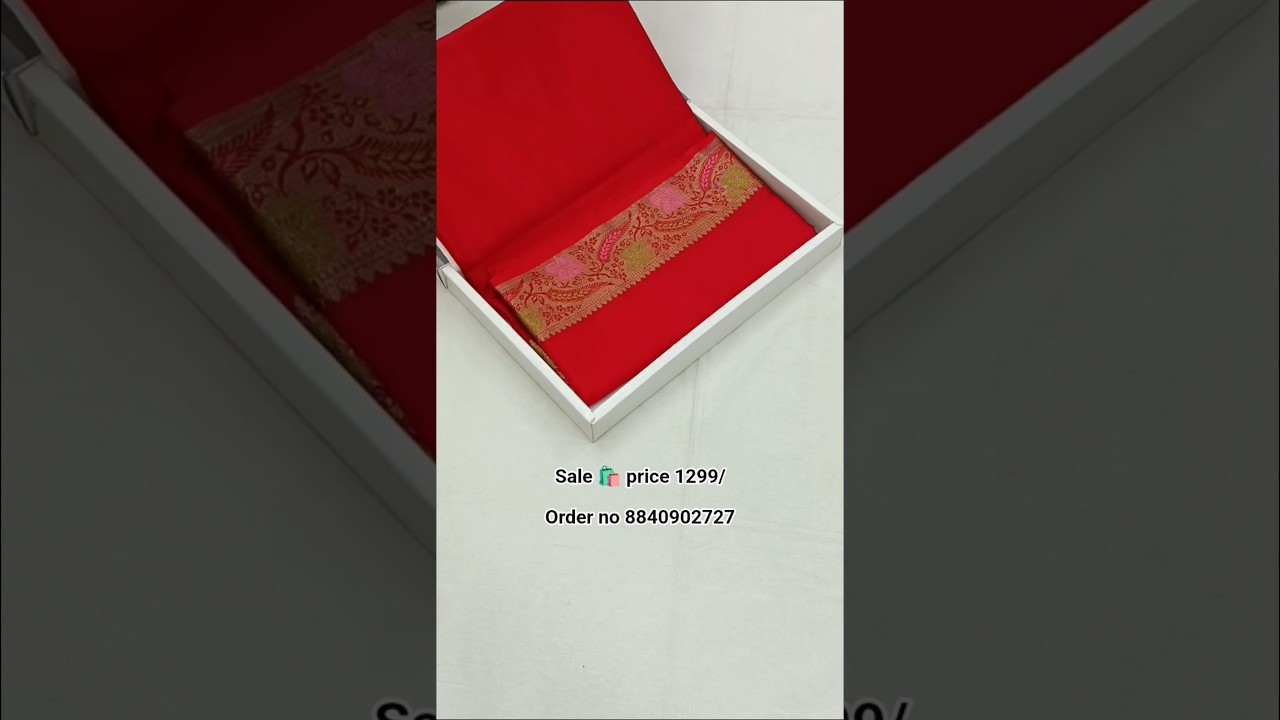 new lonch beautiful fancy saree collection || ♥️ latest banarasi 