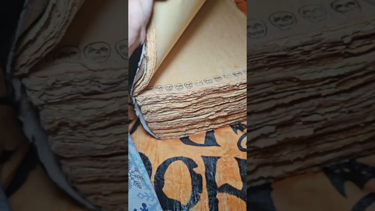 Organizing the giant grimoire #witch #witchyvibes #grimoire #bookofshadows