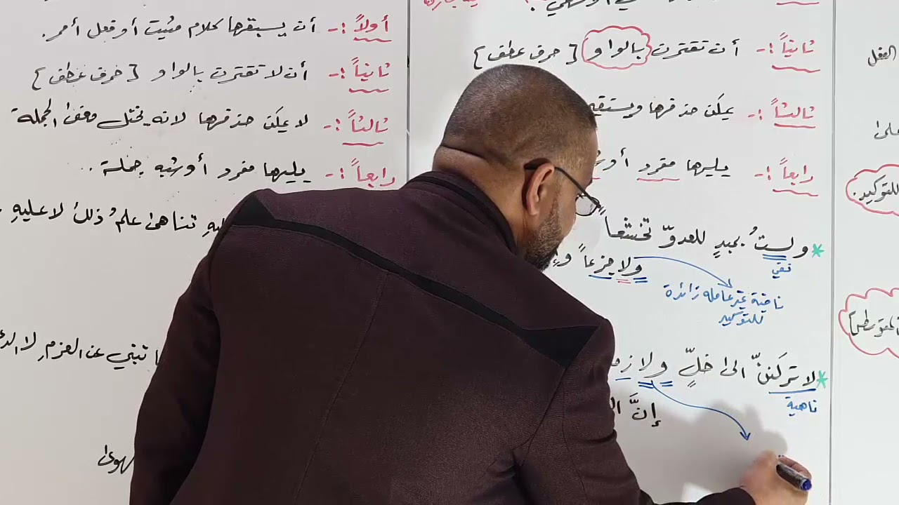 اسلوب النفي ٢٦ ( لا النافية غير العاملة ج٣ )