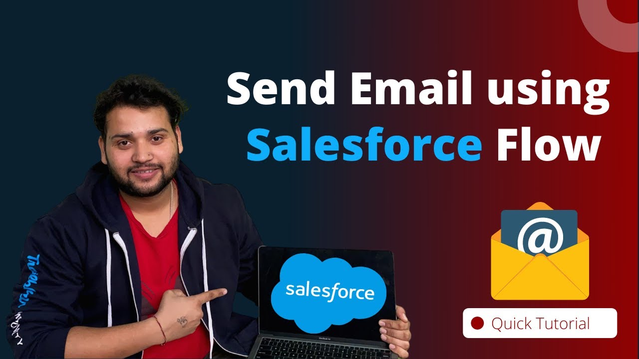 Как отправить электронное письмо с помощью Salesforce Flow? | Отправка электронного письма из Sal...