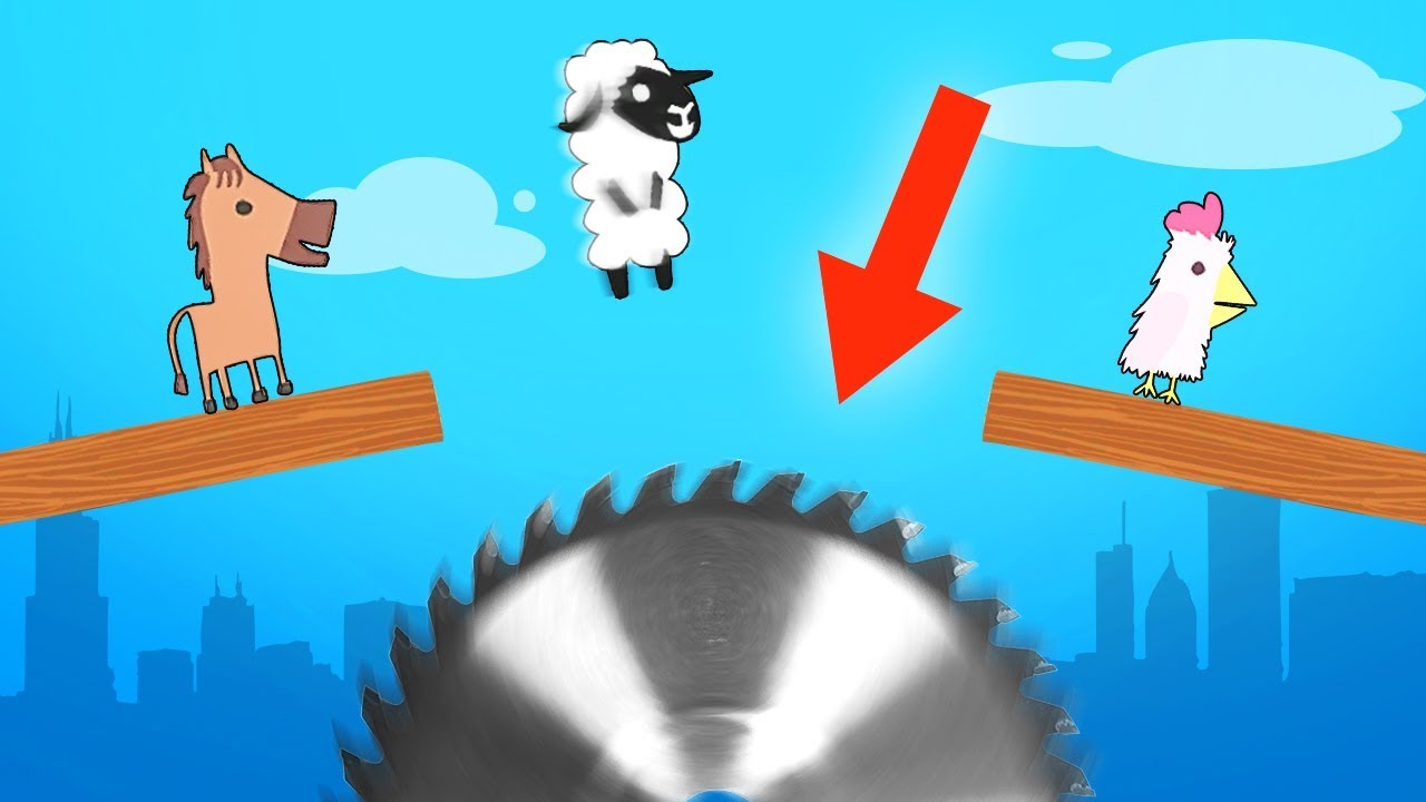 DODGE THE SNEAKY TRAPS CHALLENGE! (Ultimate Chicken Horse)