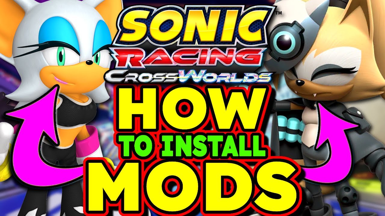 Как добавить МОДЫ в Sonic Racing CrossWorlds