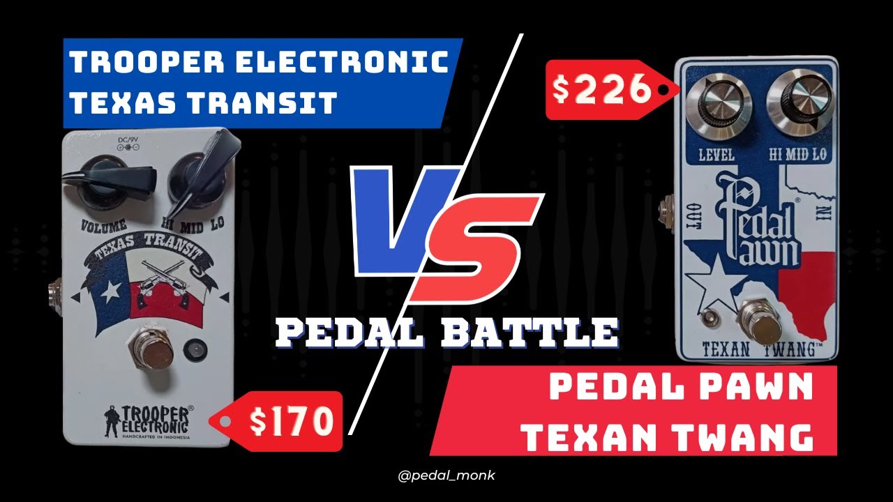TROOPER ELECTRONIC TEXAS TRANSIT VS PEDAL PAWN TEXAN TWANG! WHICH ONE IS BETTER?