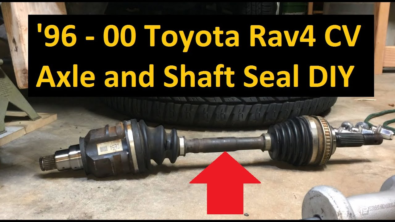 1996 - 2000 Toyota Rav4 CV Axle Replacement, plus Transmission (Drive Shaft) Seal Replacement