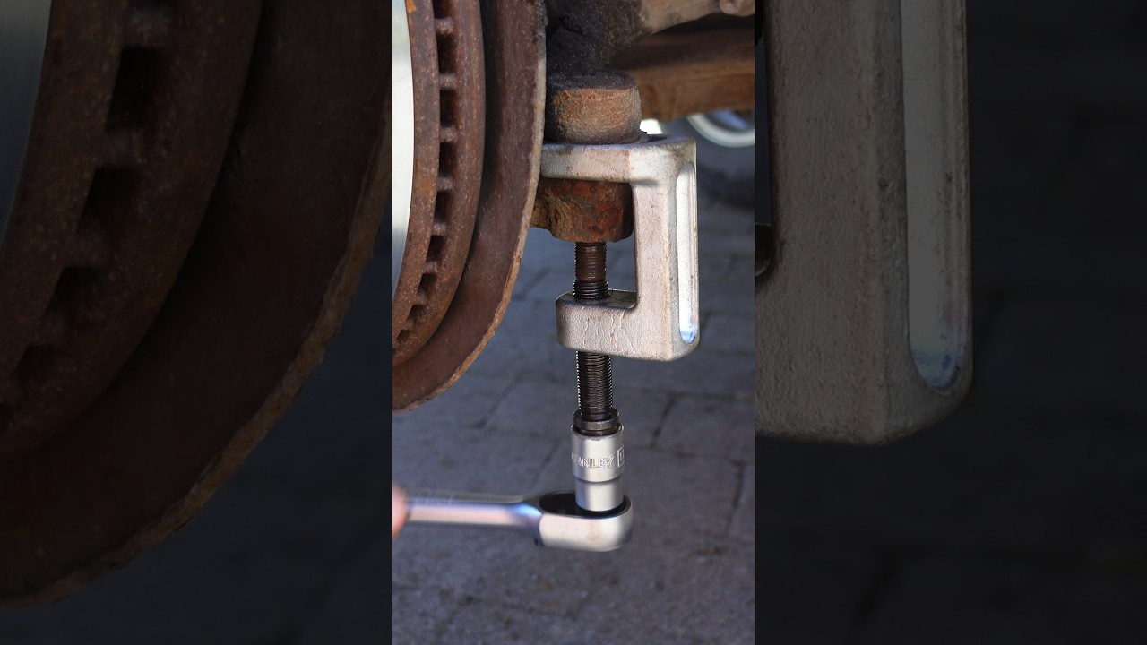 Tie rod removal! #tools #car #workshop