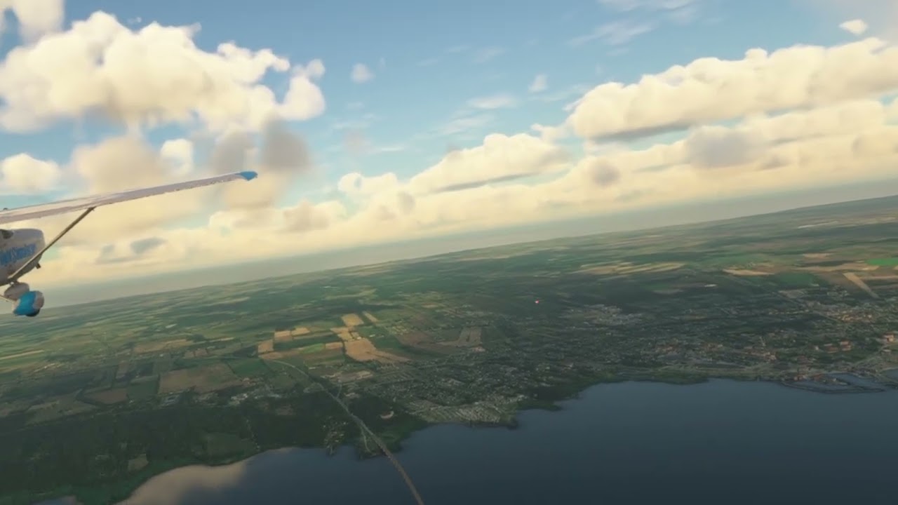 Microsoft Flight Simulator - Путешествие по Балтийскому побережью Дании и Швеции - из ESMQ в ESMZ