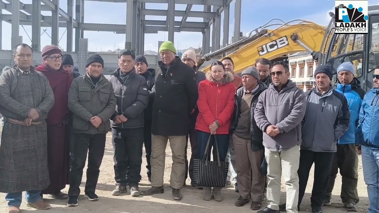 LBA CWC member visits Chowkhang Vihara Construction site, briefs media on work progress 