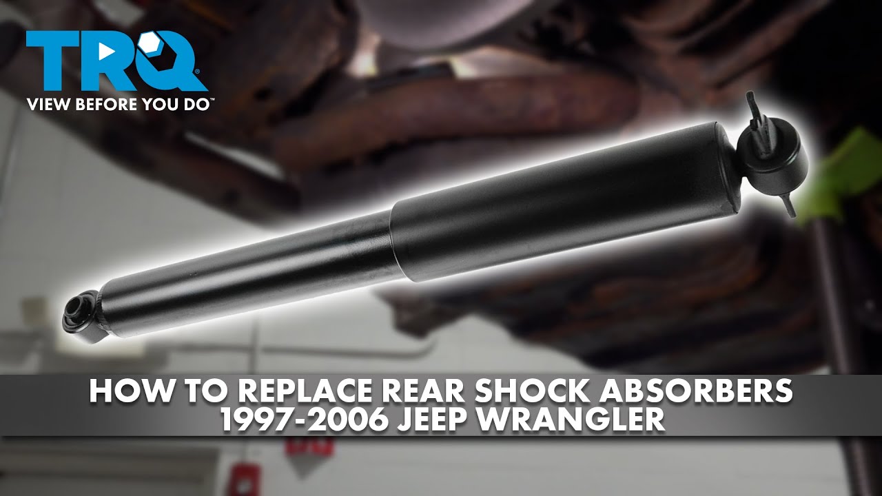 How to Replace Rear Shock Absorbers 1997-2006 Jeep Wrangler