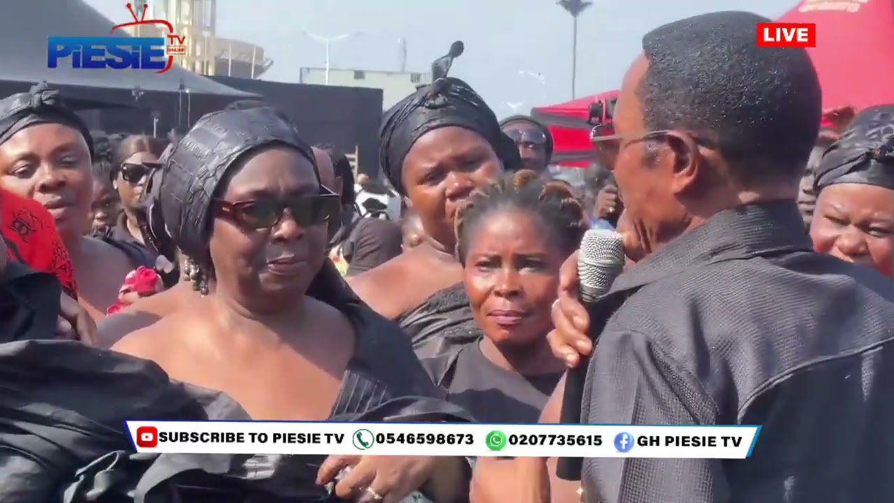 Nana Adomako Nyamekye and Madam Akosua Serwaa (Lumba&rsquo;s wife) at the One Week Observation 