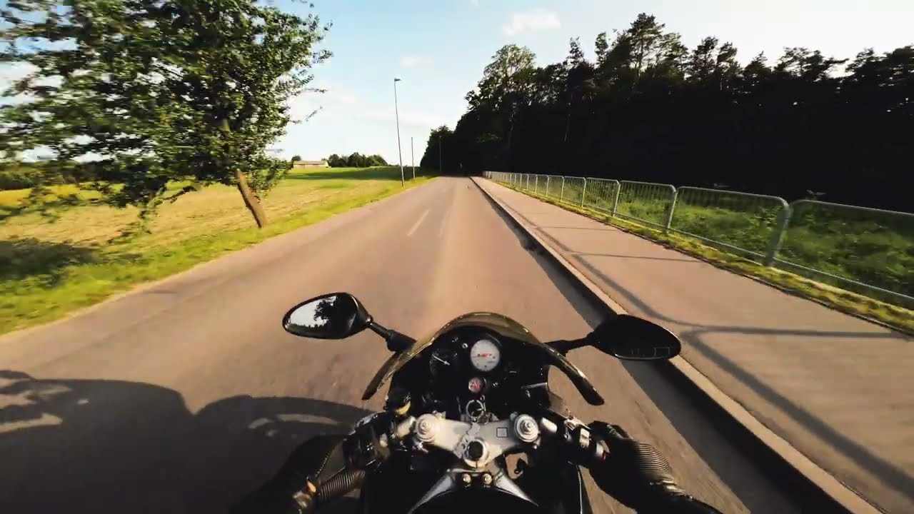 Honda VTR1000F FireStorm on Polish flatlands
