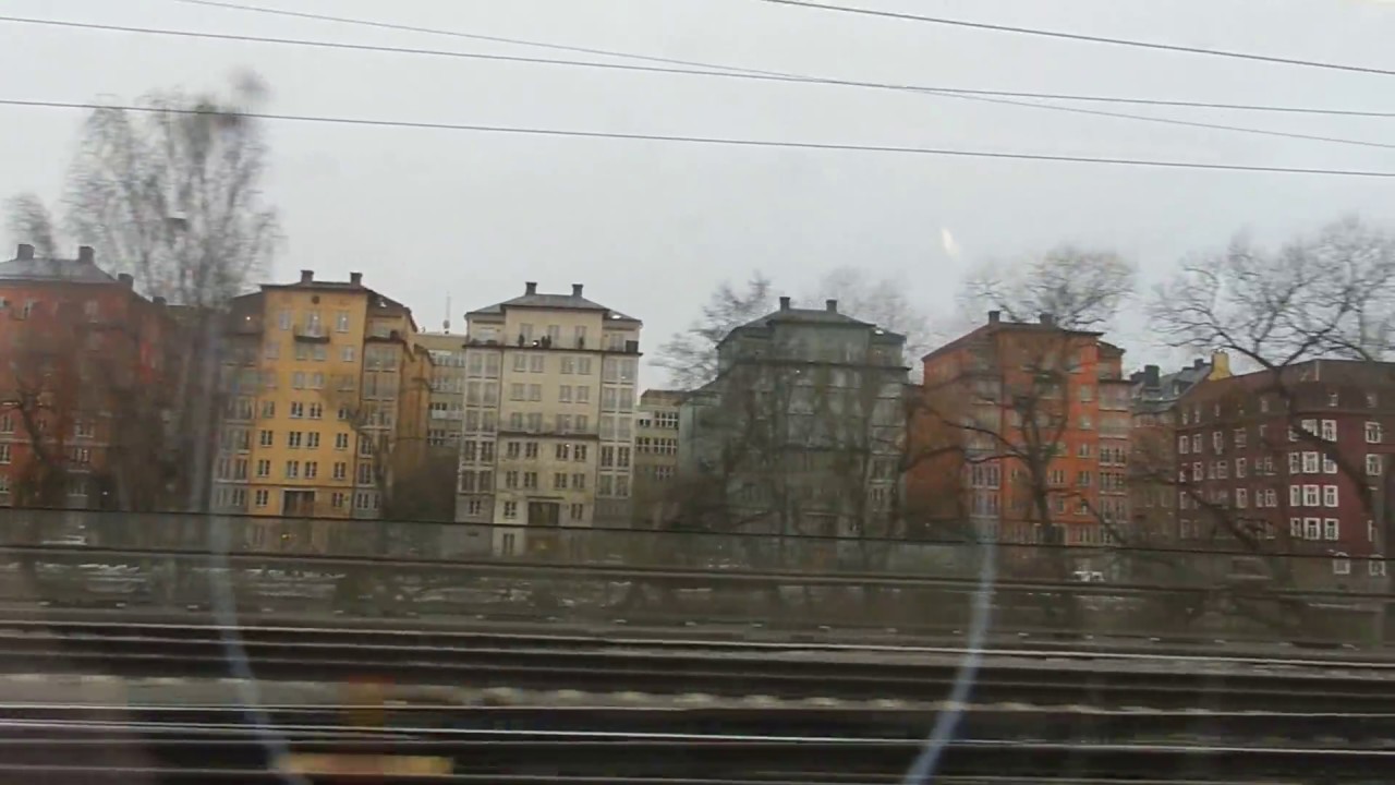 Sweden - Public Transport - Regional Train from Stockholm to Enköping 2016 12 17