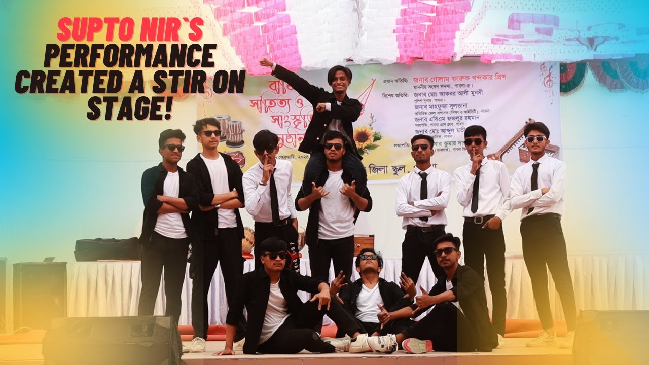 Jawan Anthem - Supto Nir & His Team Performance Created A Stir On Stage! PZS 2024
