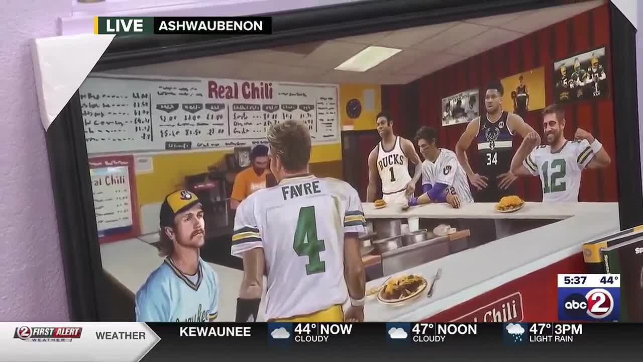 Pop-up shop near Lambeau Field sells vintage, unique sports gear