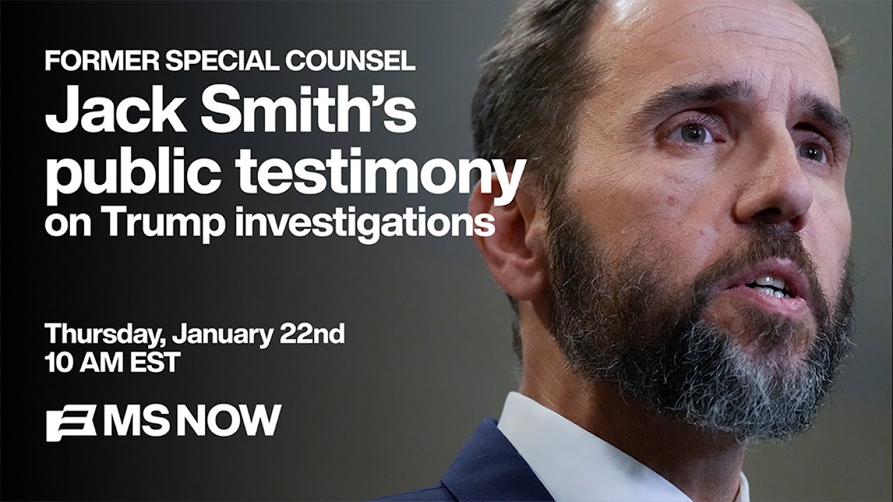 LIVE: Instant reaction and fact-check of Jack Smith's historic testimony to Congress