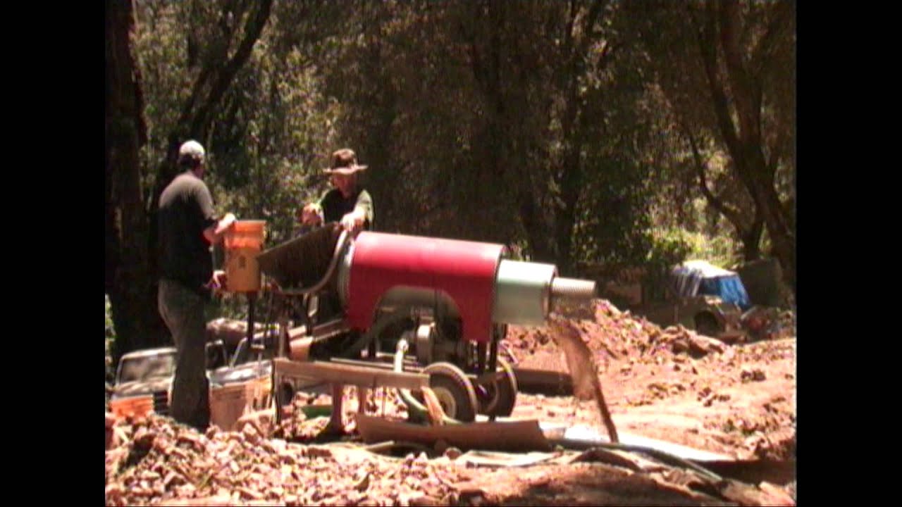 Eliminator Reverse Helix Gold Trommel, GPAA Field Test
