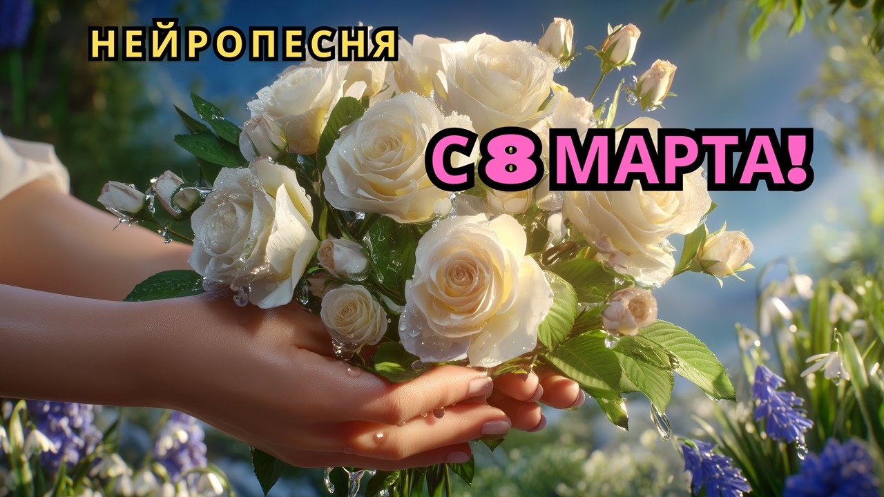 НЕЙРОПЕСНЯ 🌹 8 Марта Женский День 🌷Самый счастливый день в году 🌺 Юрий Носиков и AI Music Studio