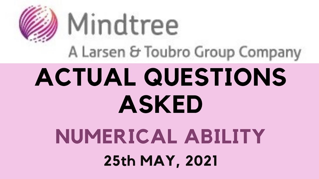 MINDTREE Aptitude Questions and Answers - MINDTREE HIRING 2024/2025