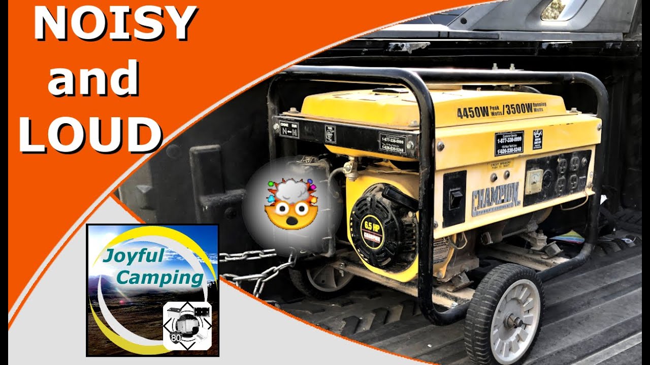 Generator Noise Test While Camping (Quiet Box Style) --- Joyful Camping